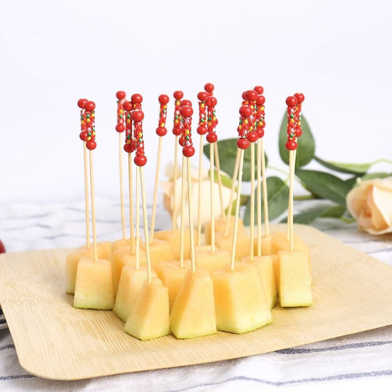 خلال تزیین غذا مدل مهره و بافت کد a01 بسته 100 عددی