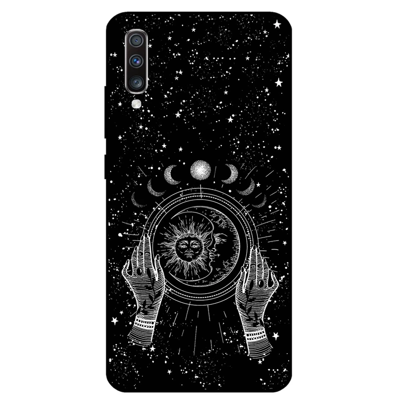 کاور مگافون طرح ماه و خورشید مدل 1892 مناسب برای گوشی موبایل سامسونگ Galaxy A70 / A70 S         