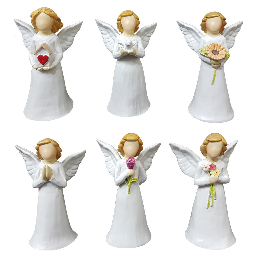 مجسمه مدل فرشته مجموعه 6 عددی