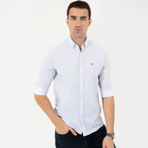 پیراهن آستین بلند مردانه پیر کاردین مدل 50252487