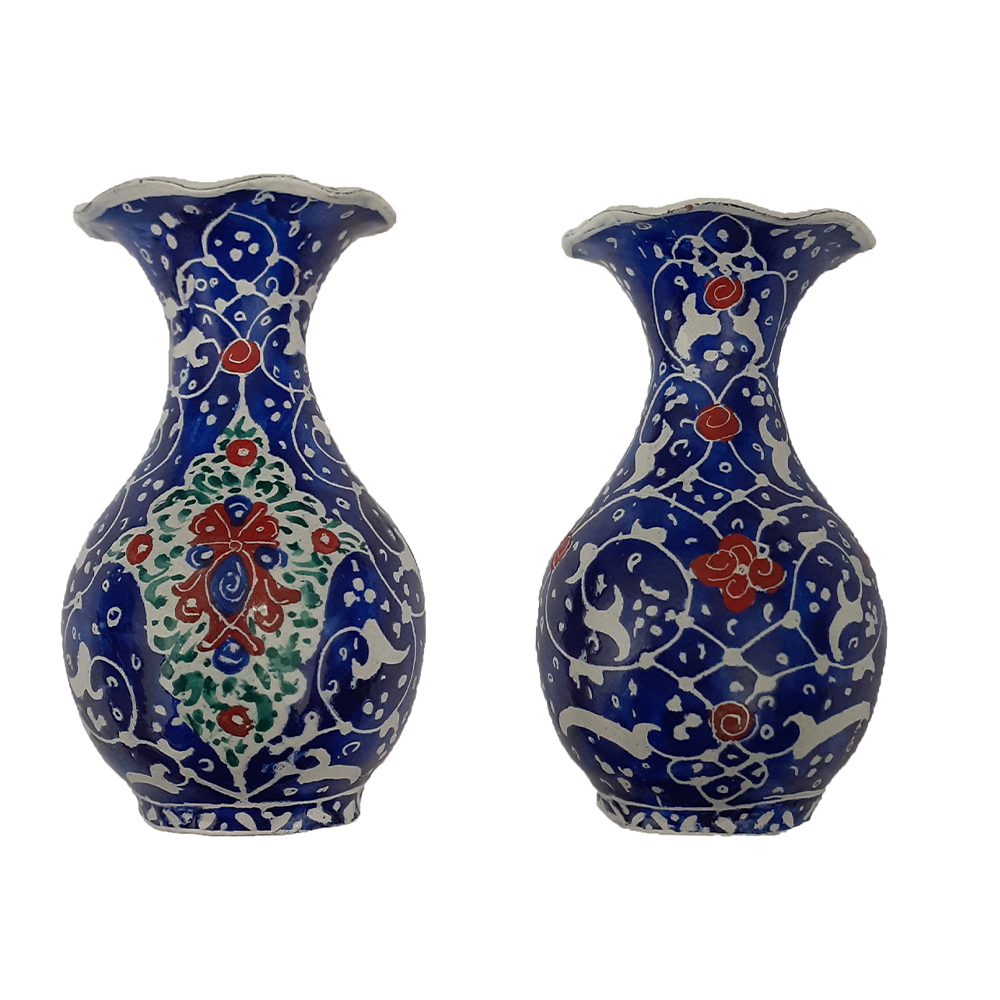 گلدان میناکاری کد 15 بسته 2 عددی