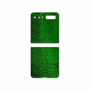 MAHOOT Green-Holographic Cover Sticker for Samsung Galaxy Z Flip