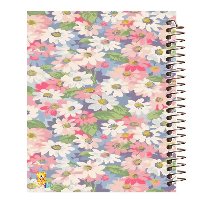 دفتر مشق 100 برگ بانیبو طرح گل کد 741