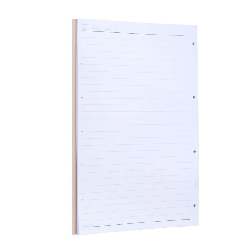 کاغذ کلاسوری پاپکو کد X1 - 4hole بسته 200 عددی