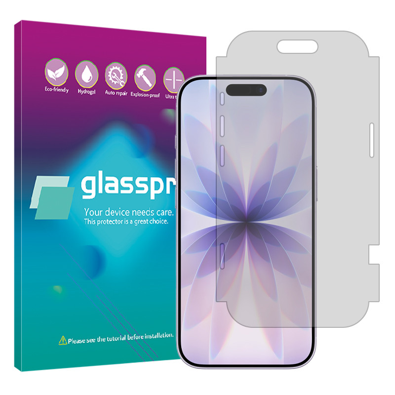 محافظ صفحه نمایش مات گلس پرو مدل Resistant مناسب برای گوشی موبایل اپل iPhone 17