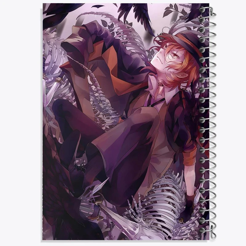 دفتر نت موسیقی 50 برگ خندالو مدل چویا سان انیمه سگ های ولگرد بانگو کد 11799