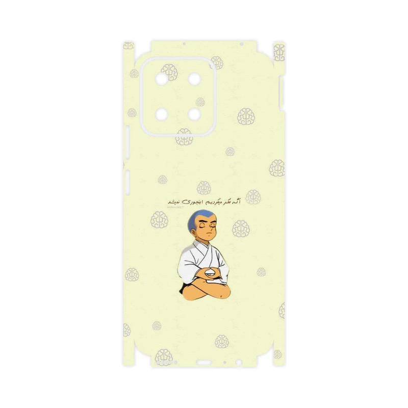 برچسب پوششی ماهوت مدل Ikkyu-san-FullSkin مناسب برای گوشی موبایل آنر X7c