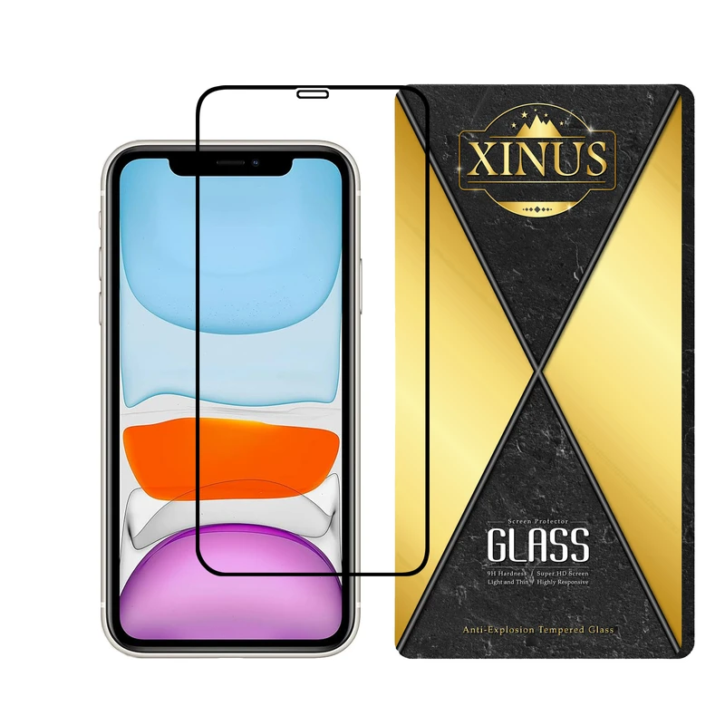 محافظ صفحه نمایش ژینوس مدل FULPLUSX مناسب برای گوشی موبایل اپل iPhone 11