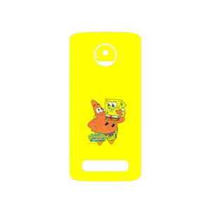 MAHOOT SpongeBob SquarePants Cover Sticker for Motorola Moto Z