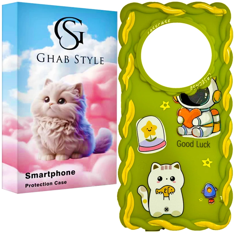 کاور قاب استایل مدل موجدار فانتزی مناسب برای گوشی موبایل شیائومی Redmi 14C 4G / 14C 5G / 14R / A3 Pro / A4 / Poco C75