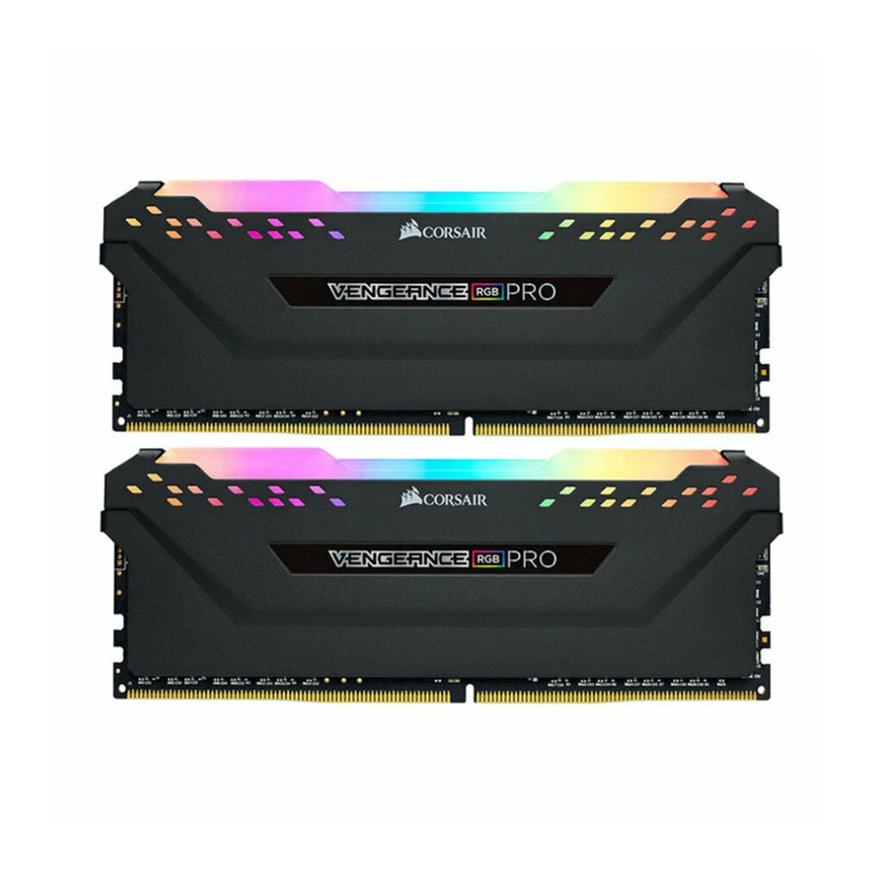 رم دسکتاپ DDR4 دو کاناله 3600 مگاهرتز CL18 کورسیر مدل VENGEANCE RGB PRO ظرفیت 64 گیگابایت