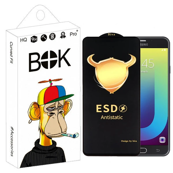 محافظ صفحه نمایش بوک مدل Biva Antistatic Touch مناسب برای گوشی موبایل سامسونگ Galaxy J7 Prime