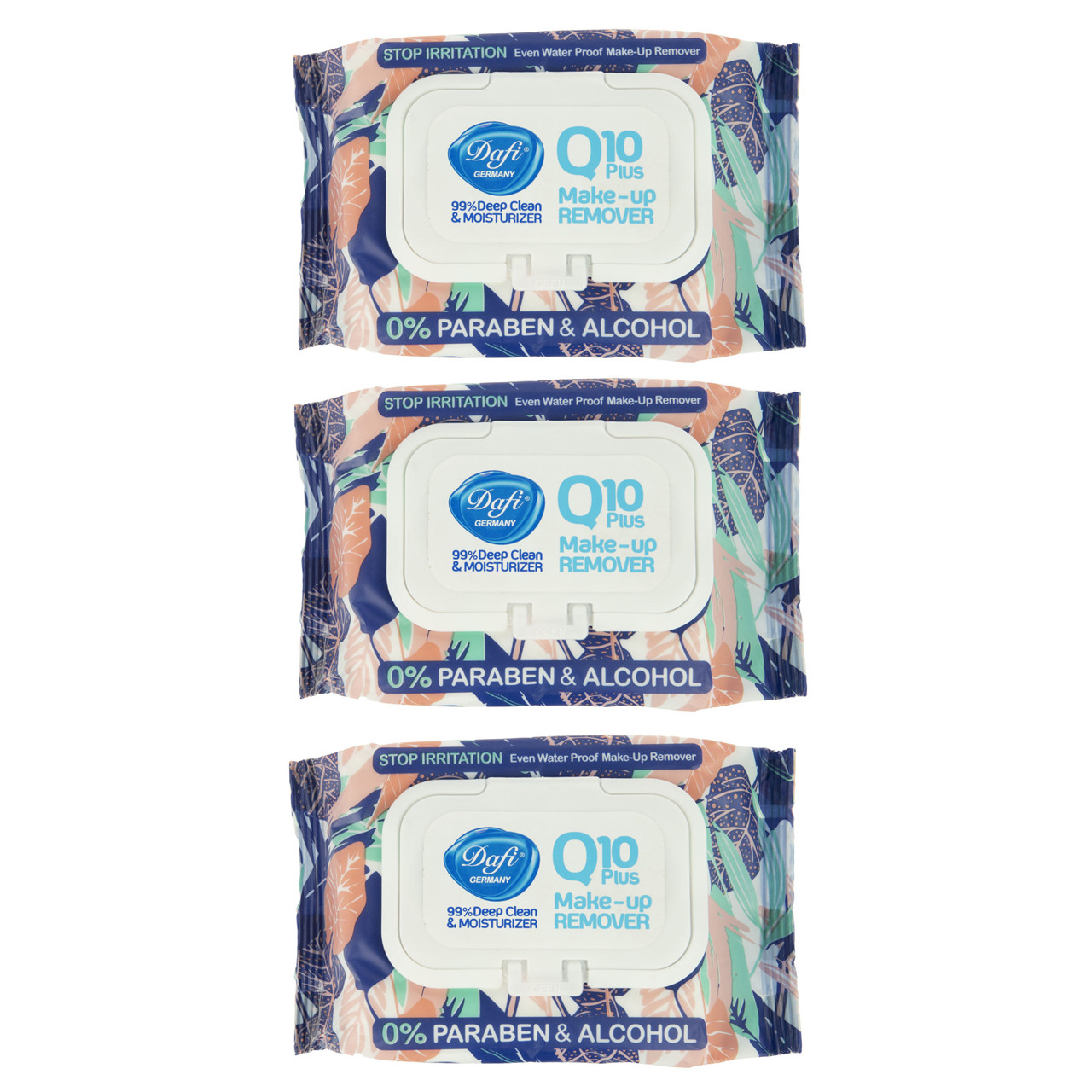 دستمال مرطوب دافی مدل Q10 مجموعه 3 عددی