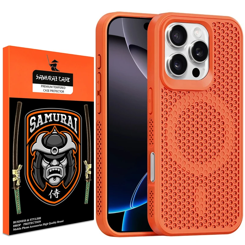 کاور سامورایی مدل Cooling مناسب برای گوشی موبایل اپل iPhone 16 Pro Max
