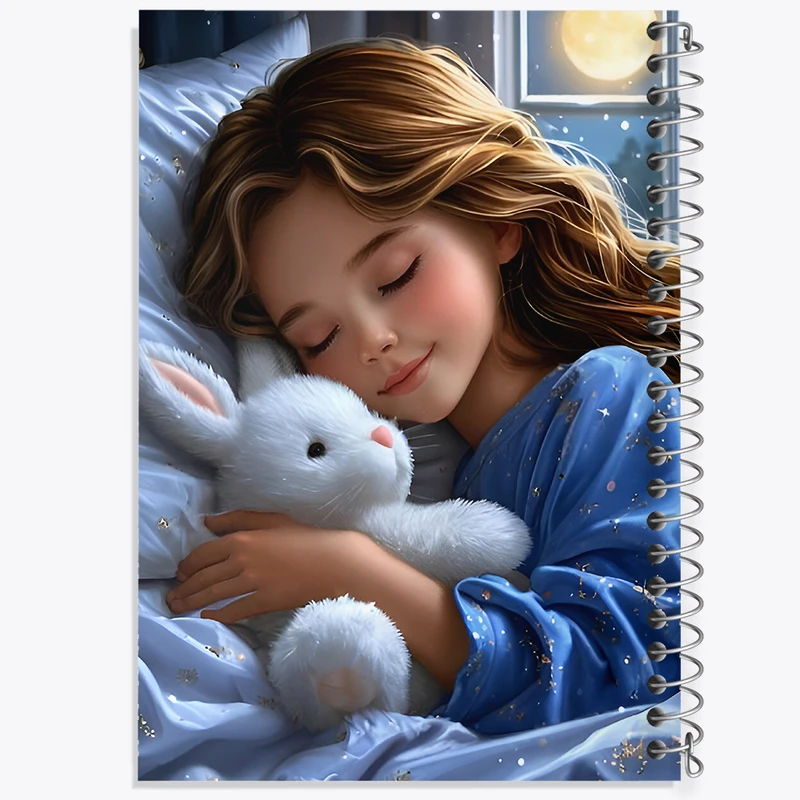 دفتر مشق 100 برگ خندالو طرح دخترانه کد F8396