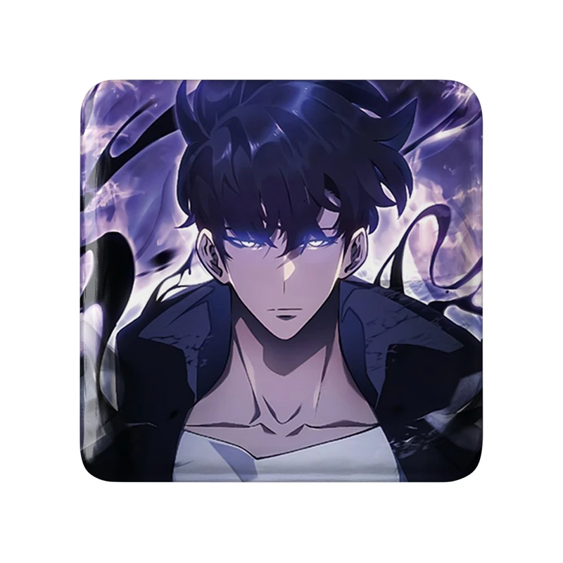 پیکسل خندالو طرح انیمه تک رو (Solo Leveling) مدل مربعی کد 33773