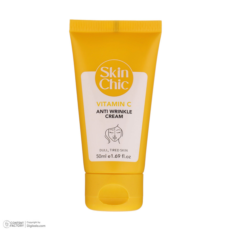 کرم ضد چروک اسکین شیک مدل vitamin c حجم 50 میلی لیتر