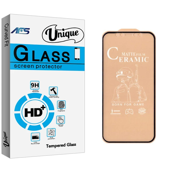 محافظ صفحه نمایش سرامیکی ای اف اس مدل Unique Glass مناسب برای گوشی موبایل اپل iPhone 11 Pro Max