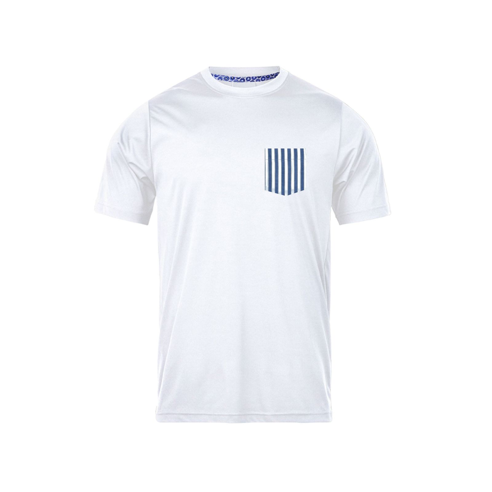 تی شرت آستین کوتاه مردانه رانژ مدل جیب دار 23RA03 – 417 رنگ سفید