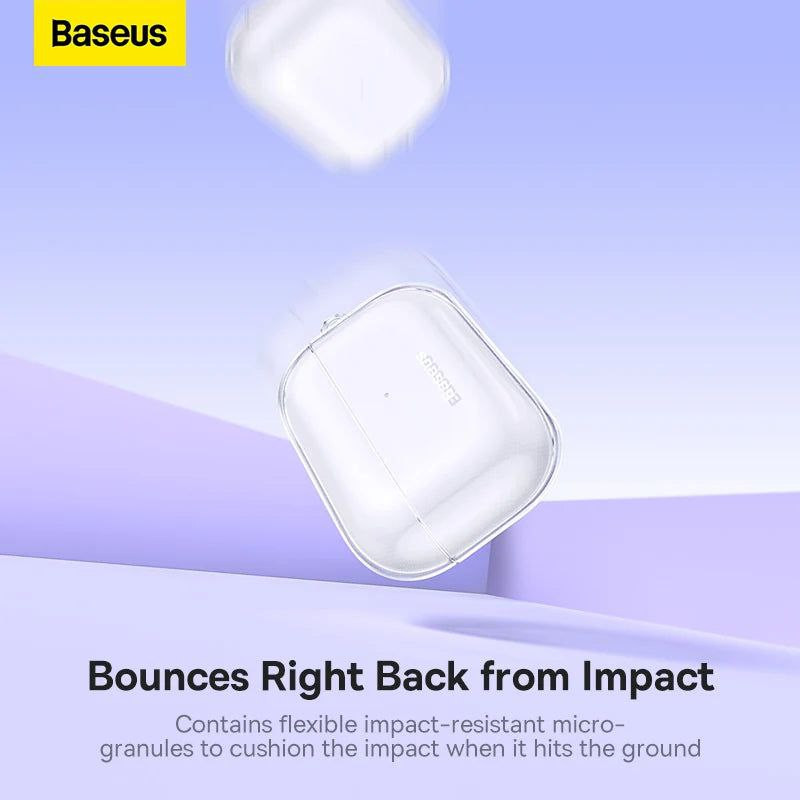 کاور بیسوس مدل Crystal Series مناسب برای کیس اپل AirPods Pro 2