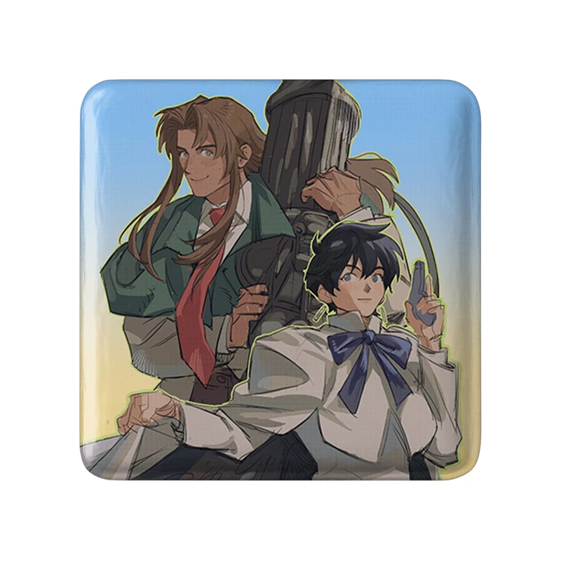 پیکسل خندالو طرح ماریل و مایلی انیمه تریگان (Trigun) مدل مربعی کد 36262