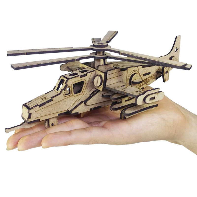 ساختنی مدل هلیکوپتر جنگی کد KA-50