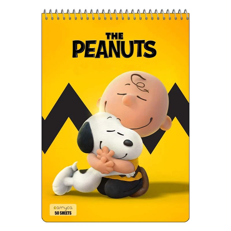 دفتر نقاشی 50 برگ سیمی کارنیکا طرح فیلم بادام زمینی ها The Peanuts کد 64197