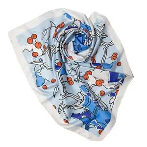 دستمال سر و گردن زنانه مدل ابریشم توییل کد ana-1316