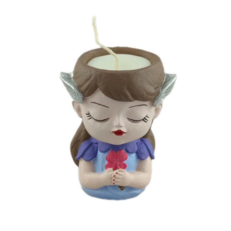 شمع دست‌ساز معطر مدل PD156  با رایحه وانیل زمان اتمام 2 ساعت