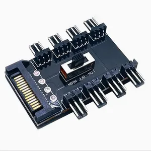 هاب فن ساتا SATA به سوکت 3Pin مدل 8 پورت