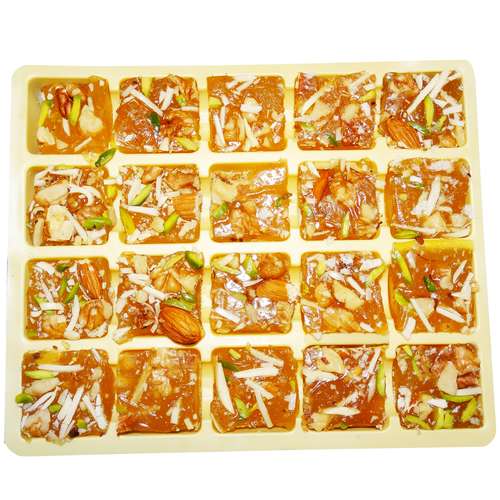 شیرینی مسقطی لاری آجیلی 4 مغز - 450 گرم