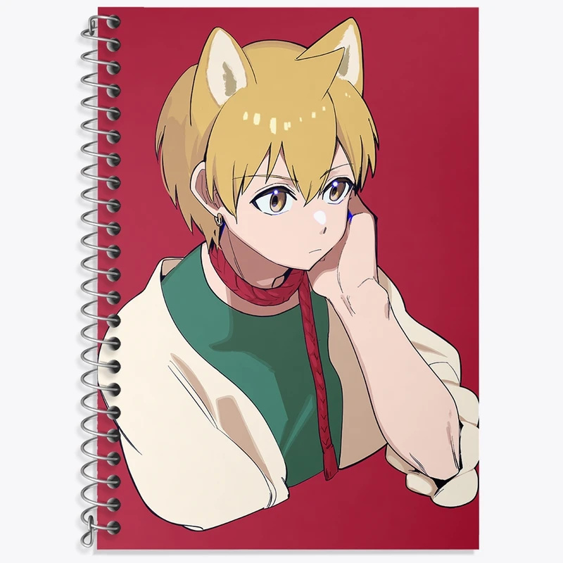 دفتر زبان 50 برگ خندالو مدل دو خط طرح علی‌بابا انیمه ماگی هزارتوی سحر و جادو کد 36077