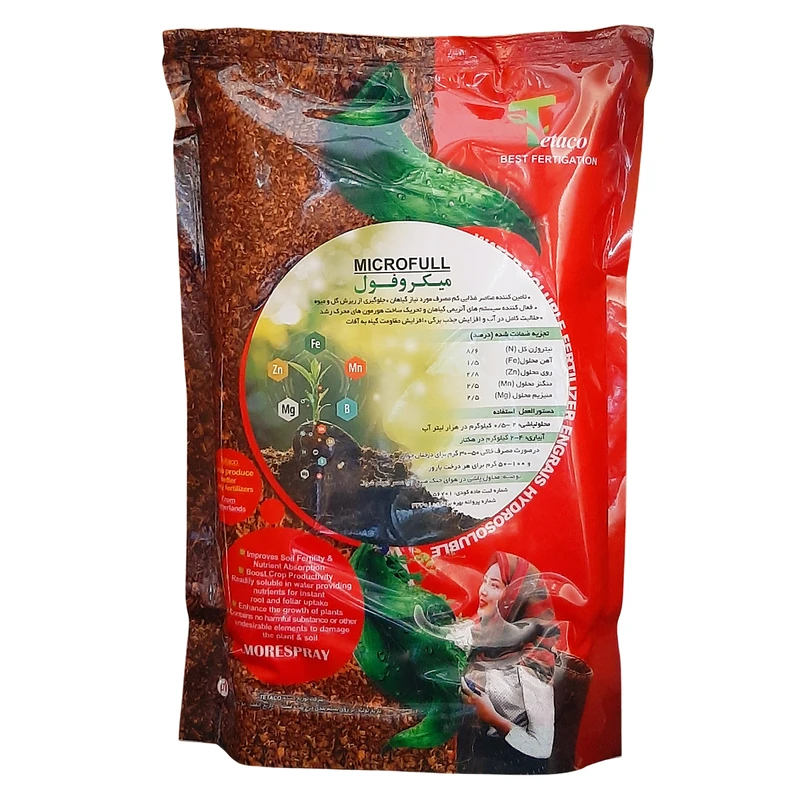 کود ریز مغزی تتاکو مدل کمپلکس میکروفول وزن 1 کیلوگرم