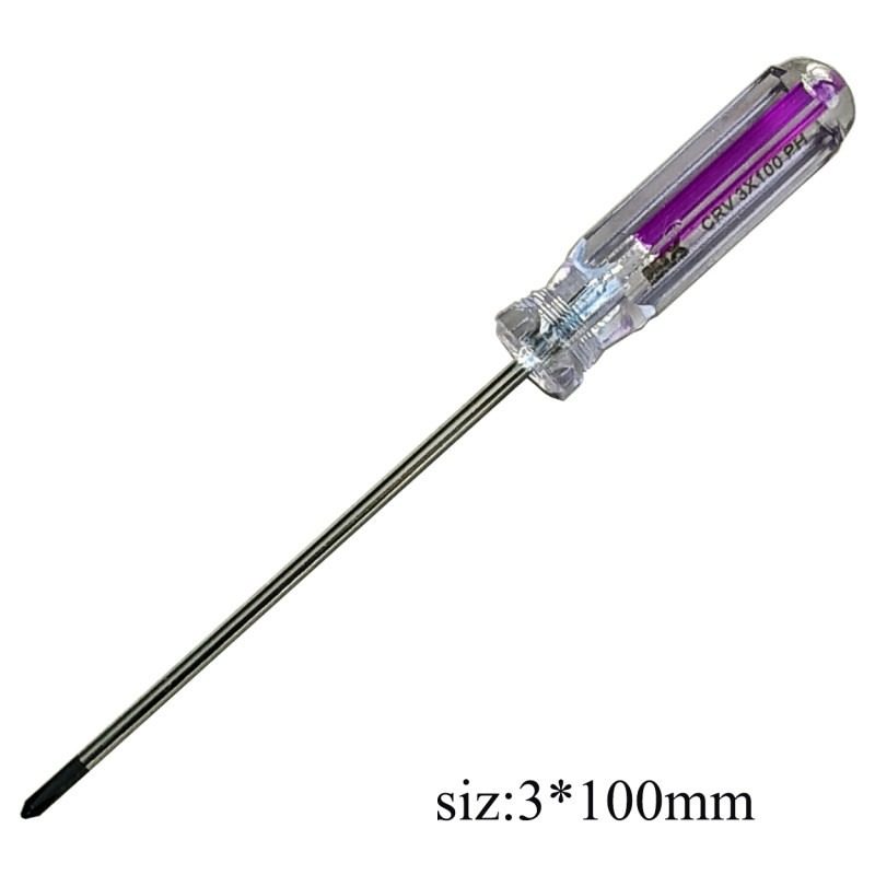 پیچ گوشتی چهارسو میکس مدل AT - 3x100 بسته 3 عددی
