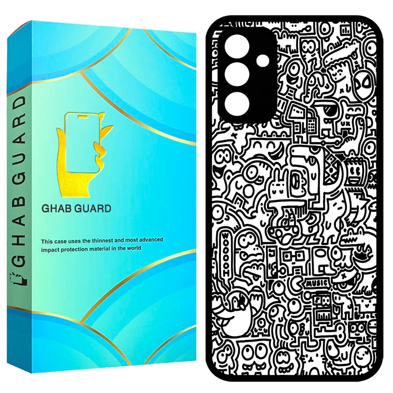 کاور قاب گارد طرح نقاشی مدل GCHPA34 مناسب برای گوشی سامسونگ Galaxy A34 5G
