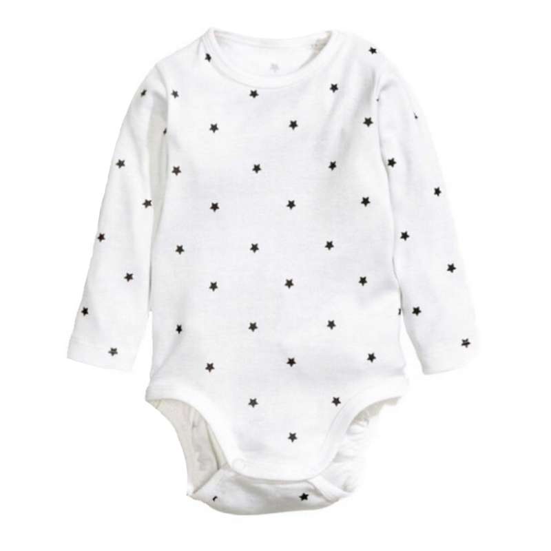 بادی آستین بلند نوزادی اچ اند ام کد 1730