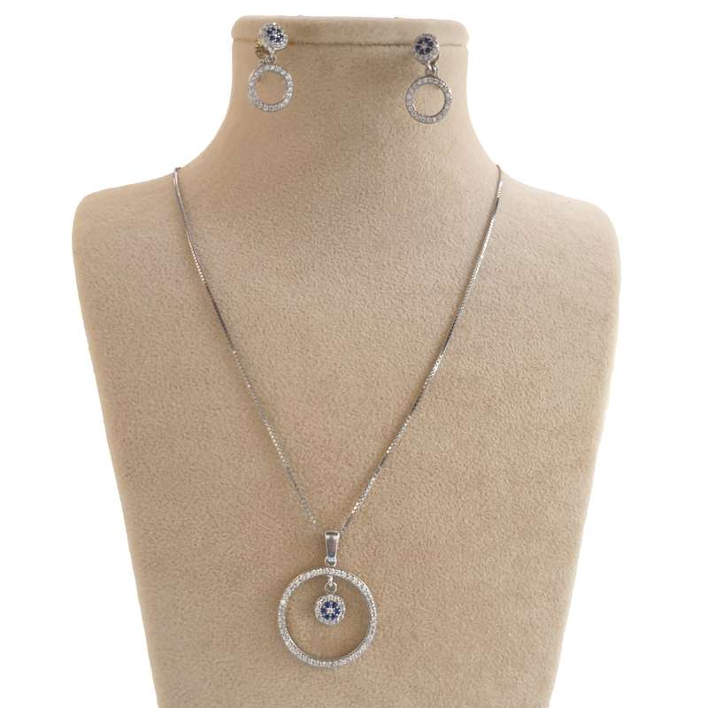 نیم ست نقره زنانه مدل 42