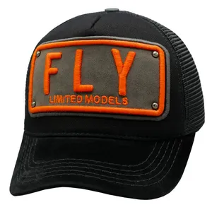 کلاه کپ مدل پشت توری طرح FLY