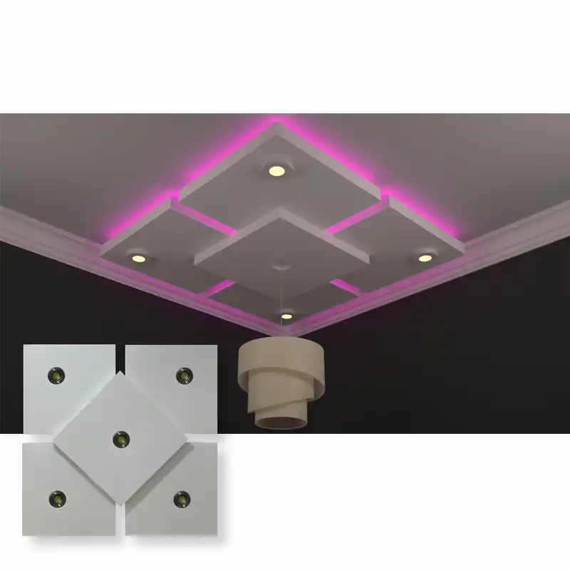 کناف پیش ساخته سقف مدل آرک طرح مربع