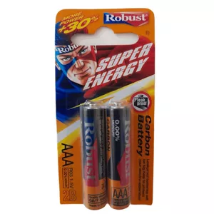 باتری نیم قلمی روباست مدل SUPER ENERGY بسته 2 عددی