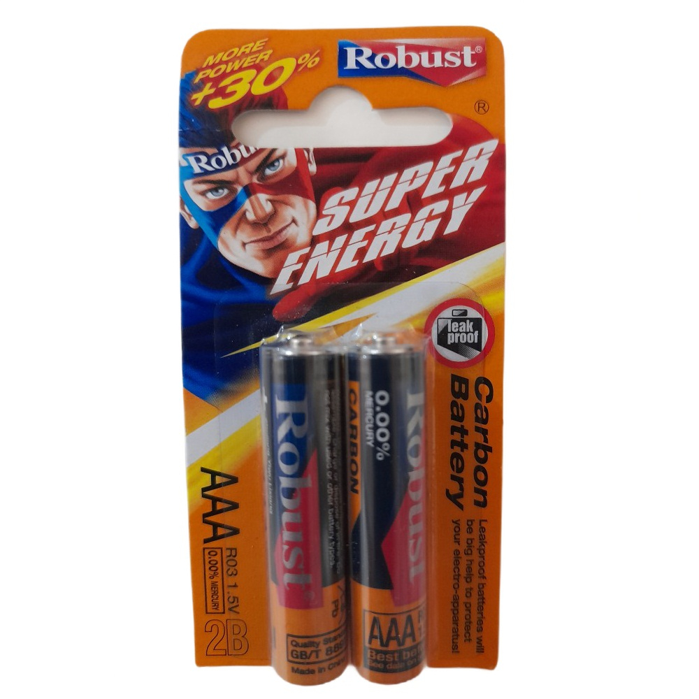 باتری نیم قلمی روباست مدل SUPER ENERGY بسته 2 عددی