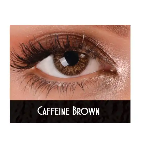 لنز چشم فنتسی مدل ملو رنگ نسکافه ای عسلی