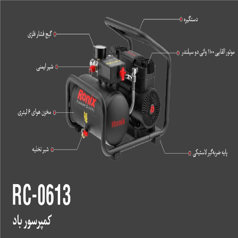 کمپرسور هوا رونیکس مدل RC-6013