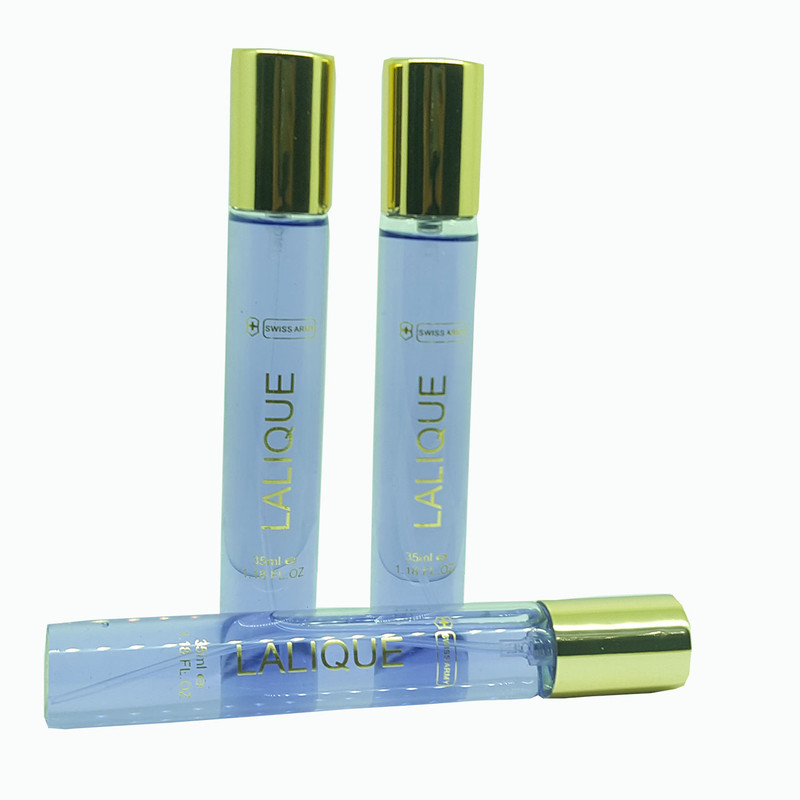 عطر جیبی زنانه سوئیس آرمی مدل آمیتیس لالیک حجم 35 میلی لیتر مجموعه 3 عددی