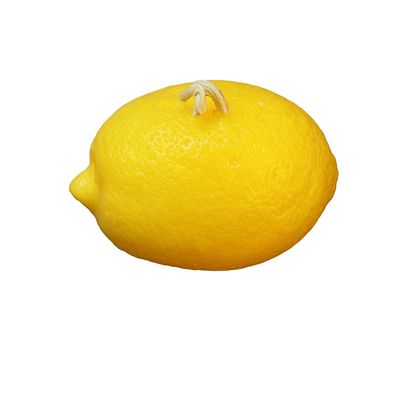 شمع دست ساز معطر مدل لیمو با رایحه لیمو  زمان اتمام 4 ساعت