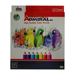 مداد رنگی 24 رنگ آدمیرال کد 761 بسته 6 عددی