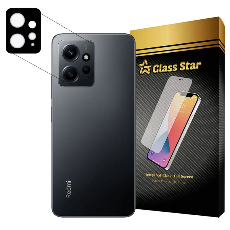 محافظ لنز دوربین  گلس استار مدل 5DLENS مناسب برای گوشی موبایل شیائومی Redmi Note 12 4G