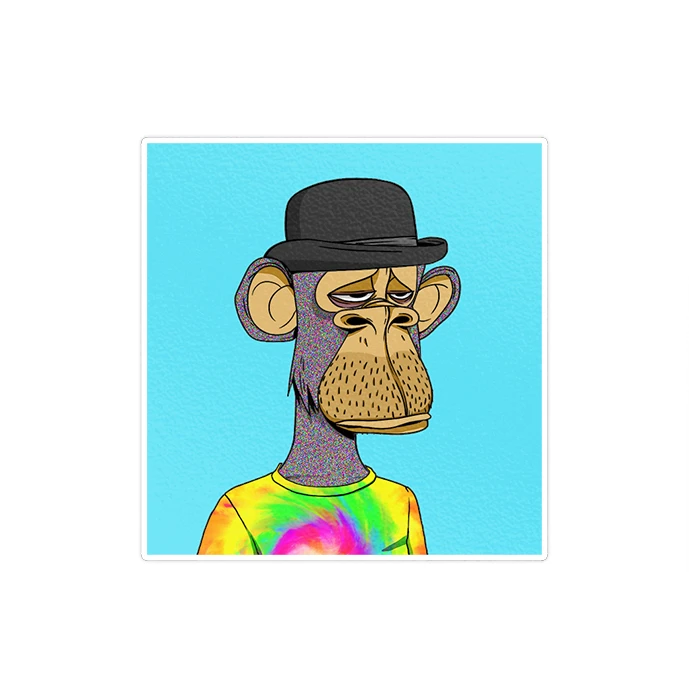 استیکر لپ تاپ ماسا دیزاین طرح monkey مدل STK1698