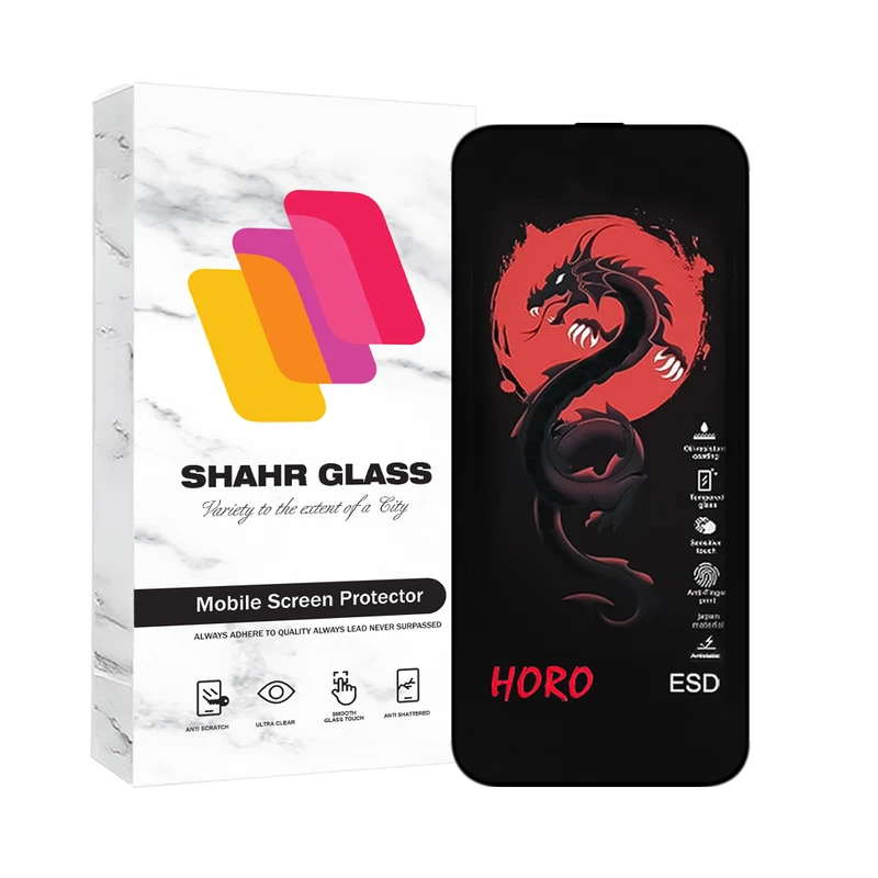 محافظ صفحه نمایش شهر گلس مدل HORREDS مناسب برای گوشی موبایل اپل iPhone 15 Pro Max