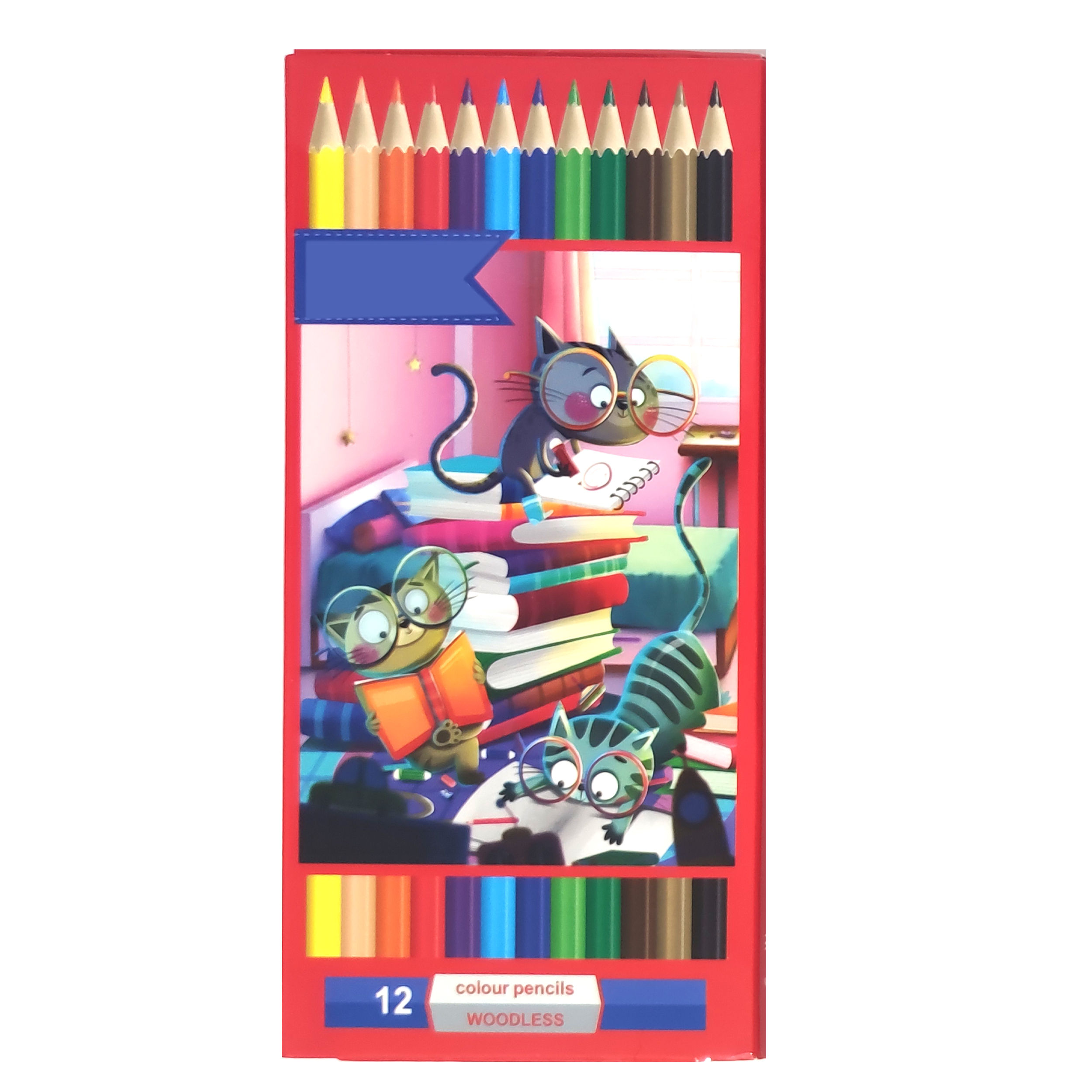 مداد رنگی 12 رنگ کد 2451
